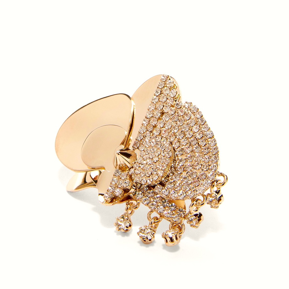 Genny Moonlight orchid ring small